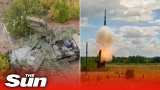 Russia fires S300 antiaircraft missile system to provide air cover for troops in Ukraine [upl. by Whit847]