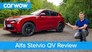 Alfa Stelvio Quadrifoglio 510hp review  see why it’s the ONLY fun SUV  carwow [upl. by Eniamaj]