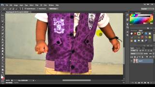 Photoshop CS6how to change background using quick selection tooltamil [upl. by Lisle]