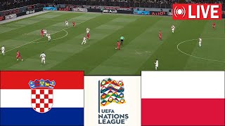 🔴 NA ŻYWO  Chorwacja vs Polska  Liga Narodów UEFA 2024  Mecz na żywo już dziś [upl. by Zoellick510]