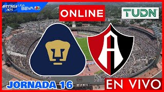 Pumas vs Atlas EN VIVO  Jornada 16 Liga MX Apertura 2023  NARRACION EN VIVO [upl. by Htaeh]