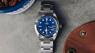 Tudor Black bay 36 blue dial self rotating  watch review [upl. by Ellenig]