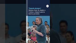 Máximo Kirchner realizó un acto en La Plata luego de la aparición de Cristina [upl. by Ennyletak549]