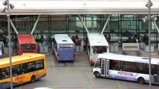 Time Lapse of the city centre bus station in StokeonTrent [upl. by Constant]