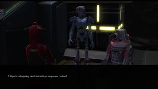 Star Wars The Old Republic Sith Inquisitor reunited with 2VR8 [upl. by Klarika]