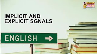 Explicit and Implicit Signals  definitions and examples [upl. by Davon491]