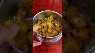 Today’s lunch box recipe Sambar sadam with potato fry amp vendikkai poriyal shortsfeed lunchideas [upl. by Ollopa31]