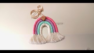 ARCOIRIS TUTORIAL MACRAMÉ  NOOR BOUTIQUE [upl. by Imhskal157]