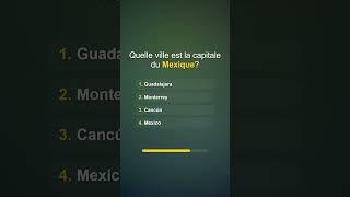 Quiz sur les pays capitales drapeaux et faits géographiques quiz géographie studyge [upl. by Amitak636]