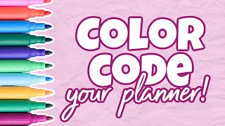 How To Color Code Your Planner And Actually Stick With It [upl. by Lubin]