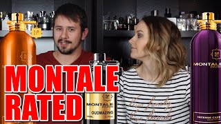 Top 5 Best Montale Fragrances Rated  Honey Aoud Intense Cafe amp More [upl. by Anayhd]