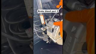 Brake bleed procedure mechanic fixit repairs cars mechanicsoftiktok automotive repair [upl. by Kylen]