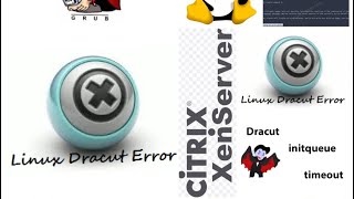 ERROR Dracut initqueue timeoutProblema no boot Xenserver  Recuperar VMs scripts SOLUCIONADOS [upl. by Lorola]