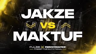 Jakze vs Maktuf  Guest PulseFireRL  Pulse x Thrustmaster Freestyle Invitational Semi Finals [upl. by Nathalie]