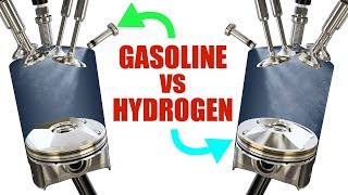 The Difference Between Gasoline And Hydrogen Engines [upl. by Enilehcim279]