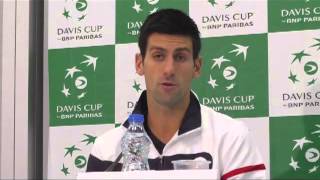 Novak Djokovic posle pobede nad Radekom Stepanekom [upl. by Khalin]