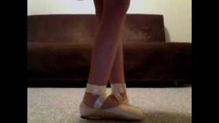 My first pointe shoes  Please comment [upl. by Airdnaxela]