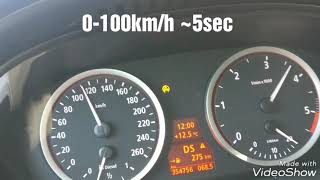 Bmw e60 535d 0200kmh acceleration 400hp800nm stage 2 xhp flashtool stage 3 [upl. by Cami]