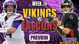 Minnesota Vikings vs Atlanta Falcons Week 14 Game Preview and Key Matchups [upl. by Ashly807]