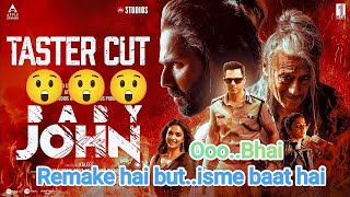 Ek aur Remake 😲 Baby John  Taster Cut Review ll Varun Dhawan Jacky Shroff 🔥 Moviz Point [upl. by Schoenburg]