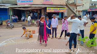 practice Participatory rural appraisal PRA  social mapping in Examba [upl. by Conlee]