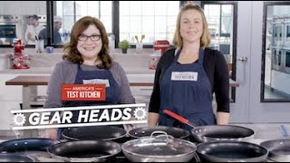 Gear Heads  Hannah and Lisa Put Nonstick Skillets to the Test [upl. by Orola]