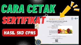 CARA DOWNLOAD SERTIFIKAT TES SKD 2024 [upl. by Anaeda806]