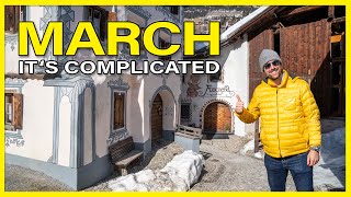 MARCH in Switzerland Spring or Winter What you NEED to KNOW [upl. by Aneehsit]