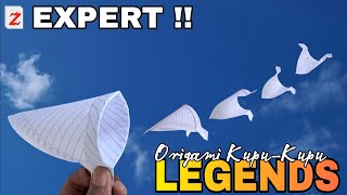 Cara Membuat Pesawat Kupu Kupu klasik dari kertas Bisa Terbang lama [upl. by Swor]