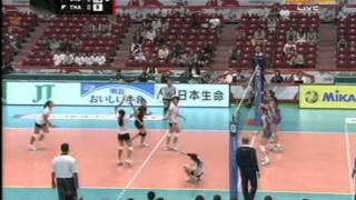 SET1 Thailand  Serbia Olympic Qualification 2012 [upl. by Ihtraa435]