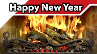 Fireplace 4K ► Happy NEW YEAR ❤ H ha hap happ happy 🔥 [upl. by Ettennad]