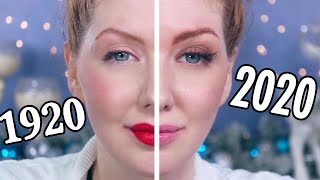 1920 vs 2020 Makeup Tutorial Comparison  EVERYDAY MAKEUP LOOK [upl. by Sension]