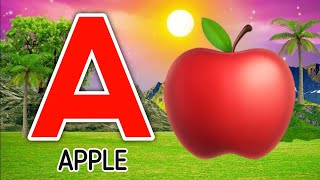 Phonics Song 2 with TWO Words in 3D  A For Airplane  ABC Alphabet Songs with Sounds for Children [upl. by Feirahs]