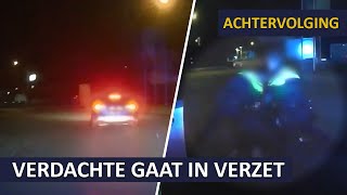 Politie  Verdachte op de vlucht  Rijden onder invloed  Achtervolging [upl. by Nonohcle]