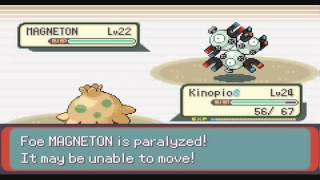 Pokémon Emerald No Evolutions  Pt 18  Mauville Gym Lightning and Blitz [upl. by Amikay2]