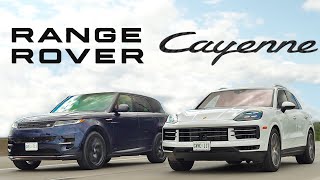 100k Daily Battle 2024 Porsche Cayenne vs 2024 Range Rover Sport [upl. by Laurel]