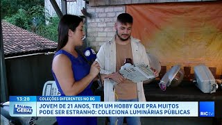 Reportagem RIC TV  Série quotColecionadores Colecionador de luminárias públicasquot [upl. by Dukie]