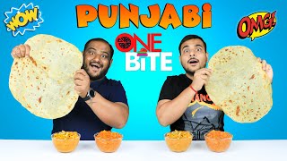 ONE BITE BIG RUMALI ROTI CHALLENGE  Punjabi Food Challenge  Eating Competition  Viwa Food World [upl. by Aicenod]