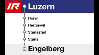 Zentralbahn Ansagen • IR • Luzern – Engelberg andere Stimme [upl. by Ennaeilsel]