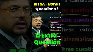 BITSAT Exam Bonus Questions😱😱bitsat bitsat2024 bitsatpreparation bits bitspilani [upl. by Fanestil]