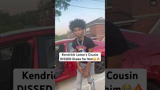 He DISSED DRAKE for KENDRICK LAMAR😳🔥🔥 rap kendricklamar drake diss  viral shorts [upl. by Ecirehc]