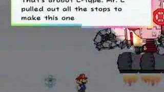 Brobot LType World 6 Boss Fight Super Paper Mario Wii [upl. by Asteria464]