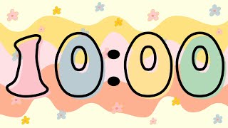 10 Minute Groovy Themed Timer [upl. by Meares]