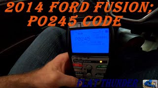 2014 FORD FUSION PO245  PO246 CODE TROUBLESHOOTING [upl. by Teryl]