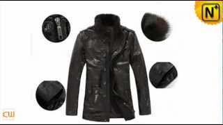 Leather Coat Mens Fashion Epaulets Mink Leather Trench Coat wwwcwamllscom [upl. by O'Carroll595]