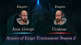 Ania Gotuje vs Urakaar  Armies of Exigo Tournament Season 2 [upl. by Mirabelle]