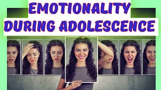 EMOTIONALITY DURING ADOLESCENCE childdevelopment childpsychology  ADOLESCENT PERIOD [upl. by Aziul]