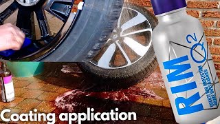 GYEON RIM APPLYING RIM COATING  DEEP CLEANING AND PROTECTION [upl. by Acinok]