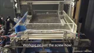 mUVe 1 3D Printer  TimeLapse  Magic Screw [upl. by Eirbua]