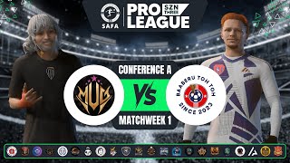 SAFA Pro League SZN 3  MV Unified Gaming vs Baaberu Toh Toh  Conference A  Matchweek 1 [upl. by Jeu488]